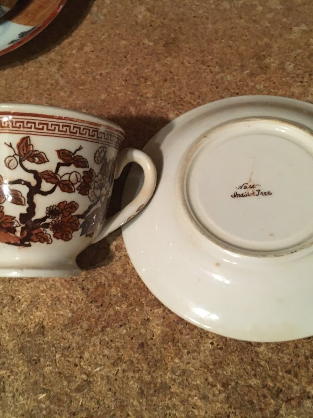 LOT OF 21 SAUCER & TEA CUP CREAMER & SUGAR BOWLS SALEM SWIRL LEFTON INDIAN TREE - Picture 7 of 16